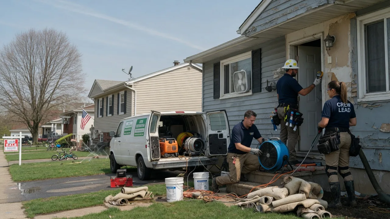 Flood Cleanup in East Waterford, PA near me