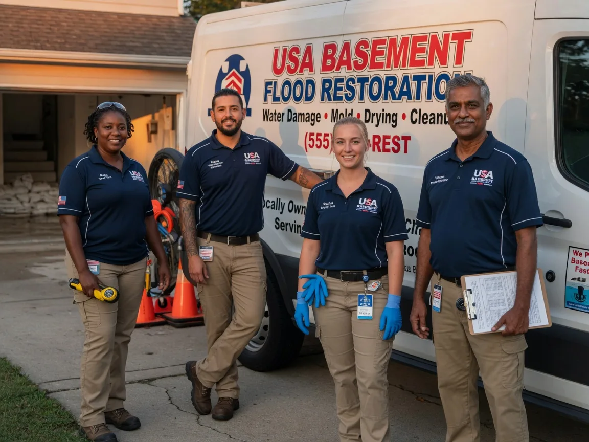 Basement Flood Cleanup company in East Waterford, PA